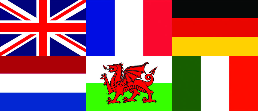 Six language translations image