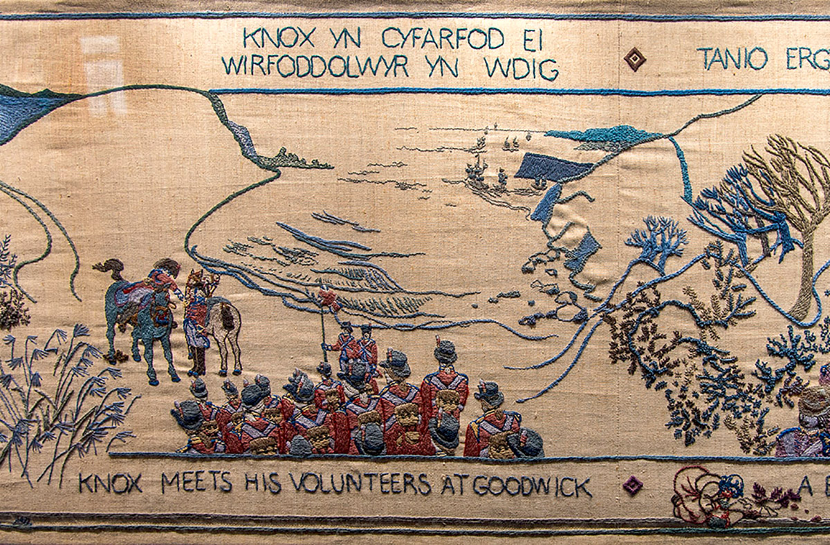 Knox meets his volunteers